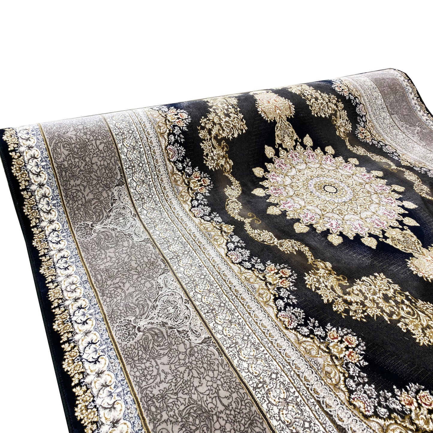 Marineblauwe tapijt 170x240cm