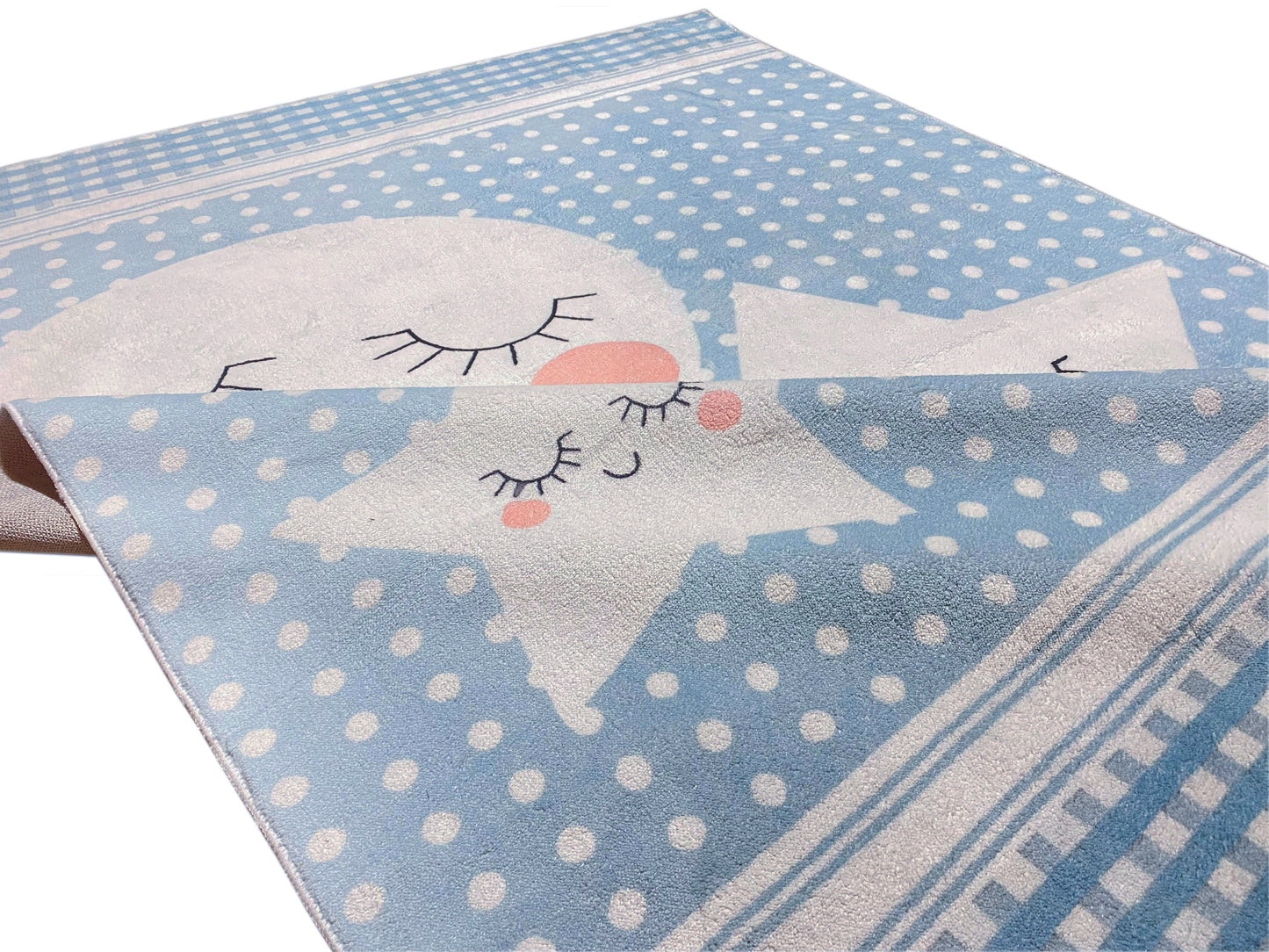 Kinderkleed „Sterrenwereld“, blauw, 160x230 cm