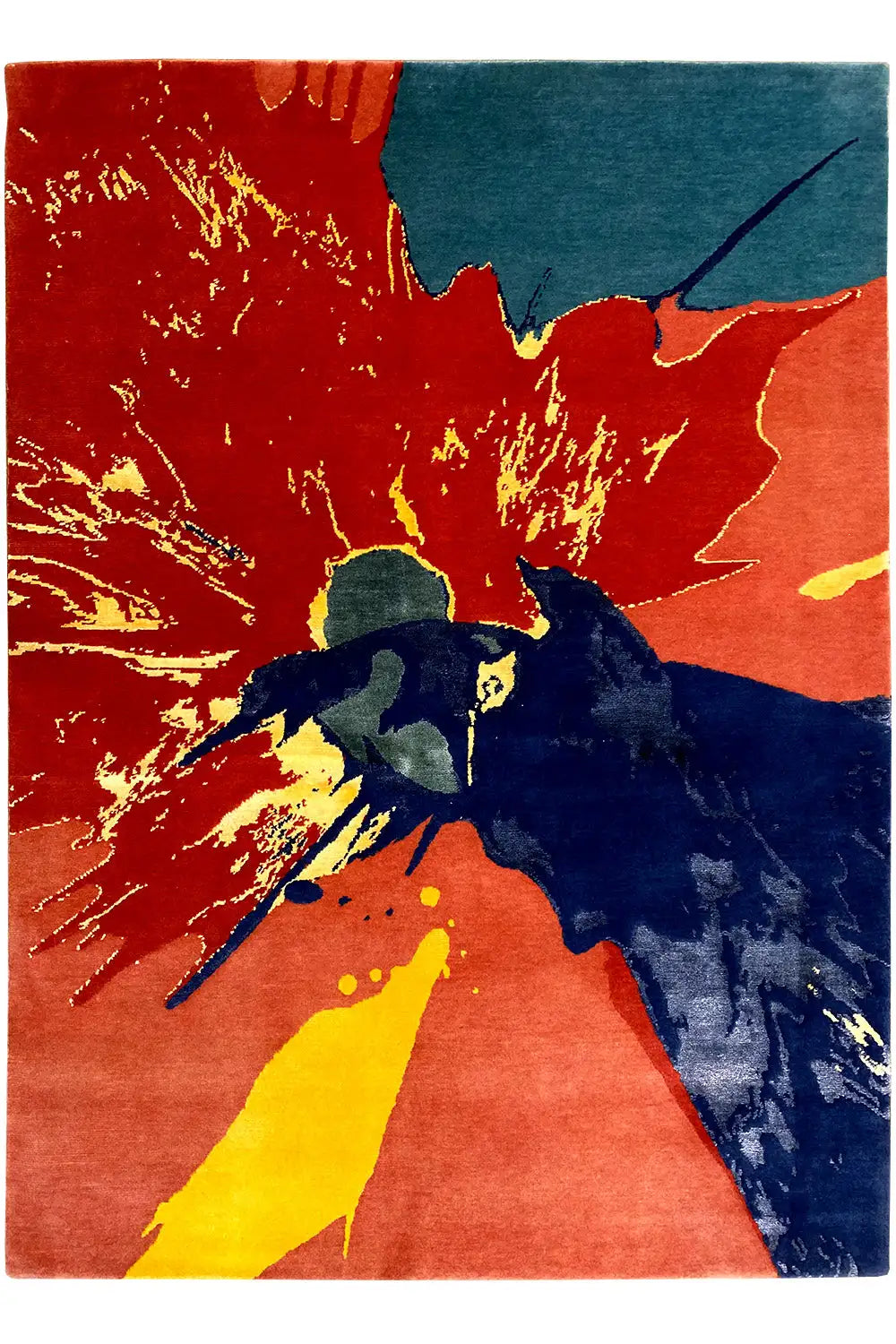 Designer Rug by Pascal Walter - Splash (209x152 cm) - German Carpet Shop