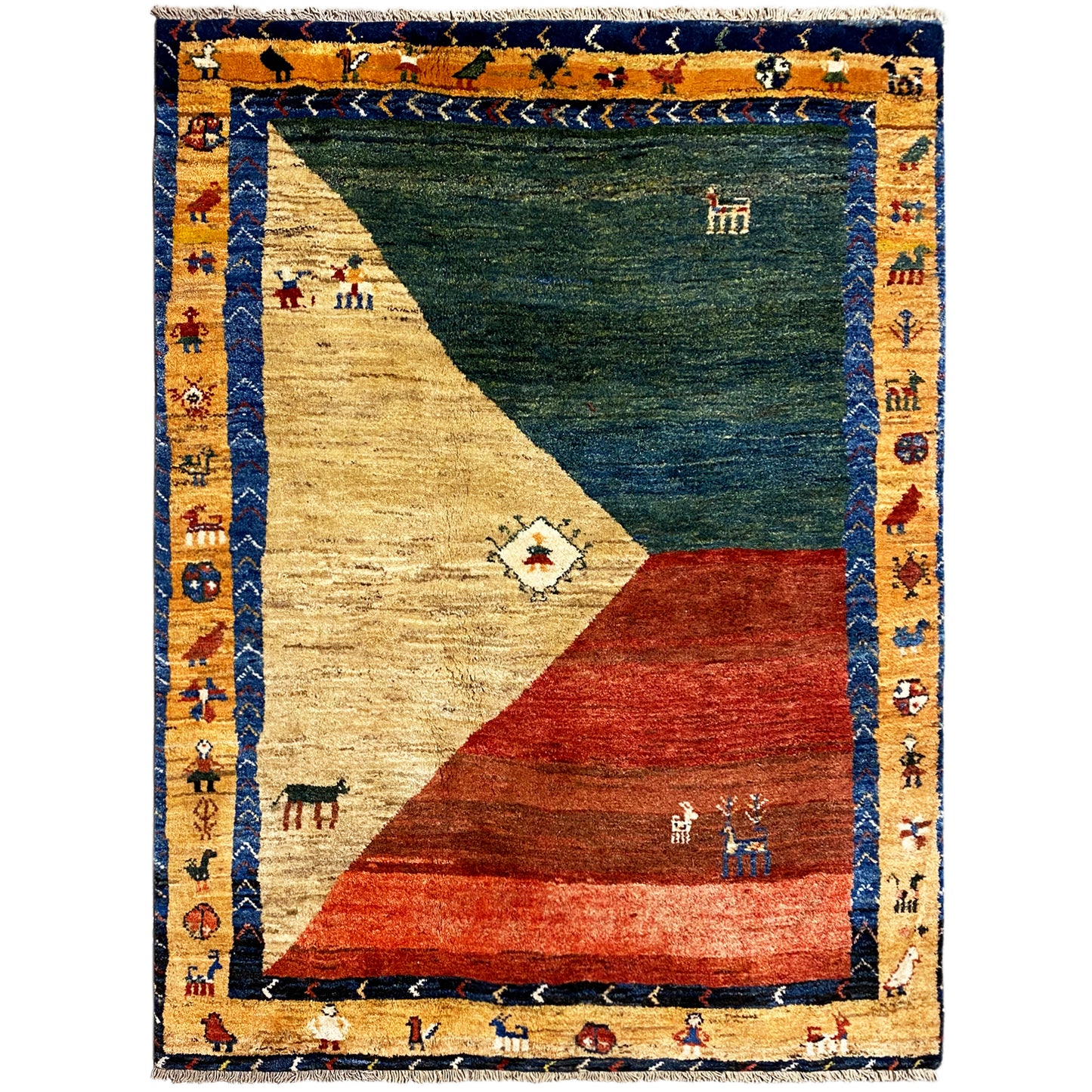 Gabbeh tapijt 175x142 cm