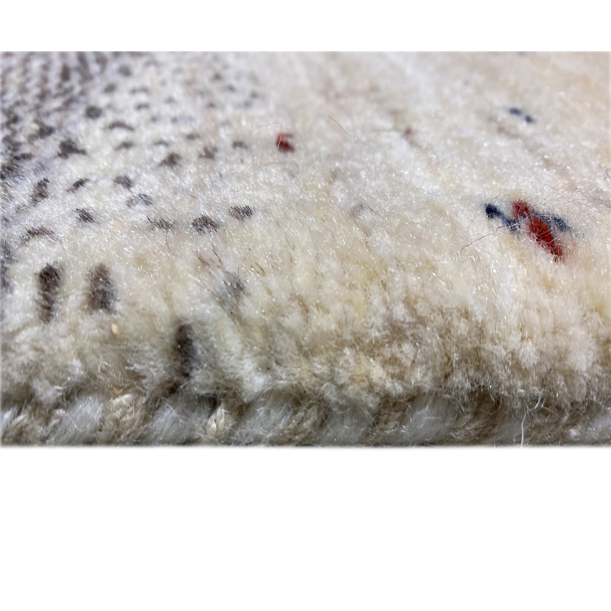 Blauer Gabbeh Teppich Läufer 297x84 cm - German Carpet Shop