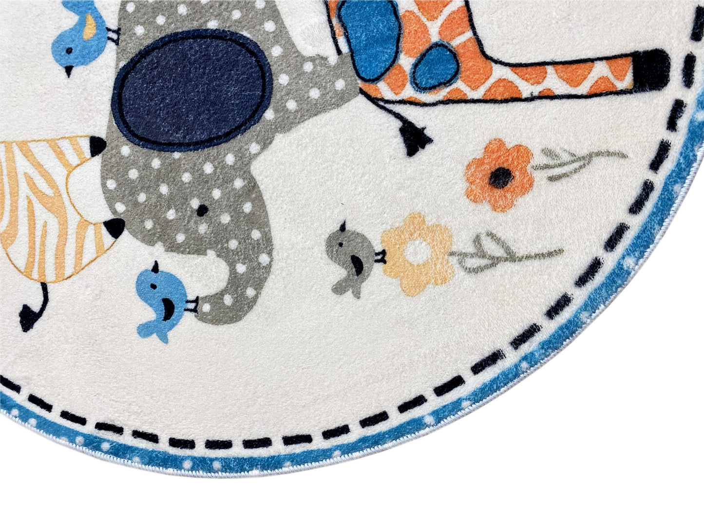 Rond kinderkleed Dieren, 100 cm