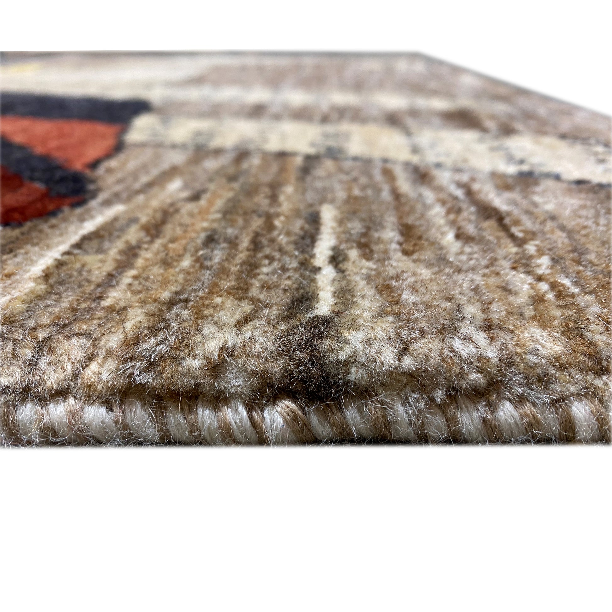 Löwen Gabbeh Teppich 118x79 cm - German Carpet Shop