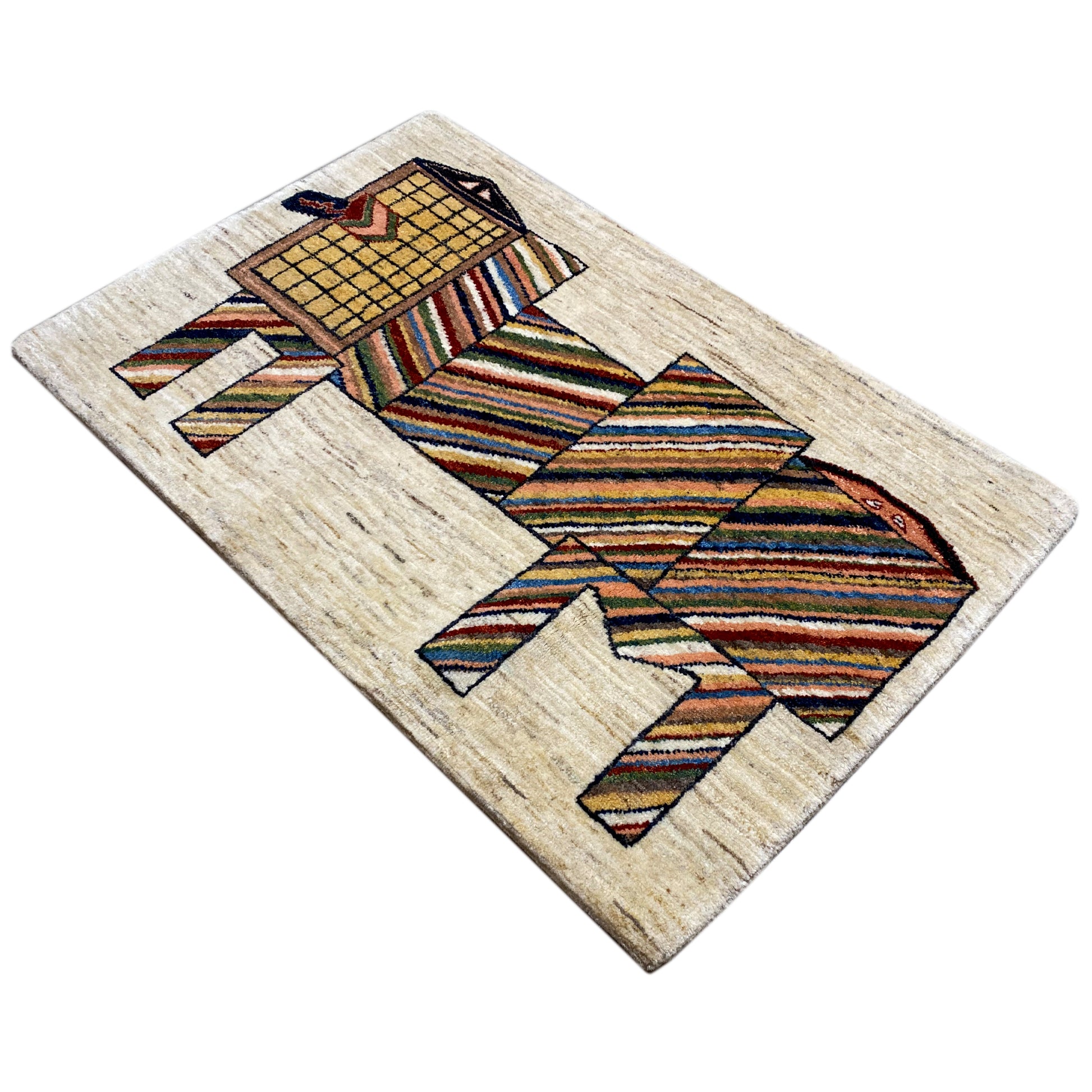 Beiger Teppich 117x79 cm - German Carpet Shop