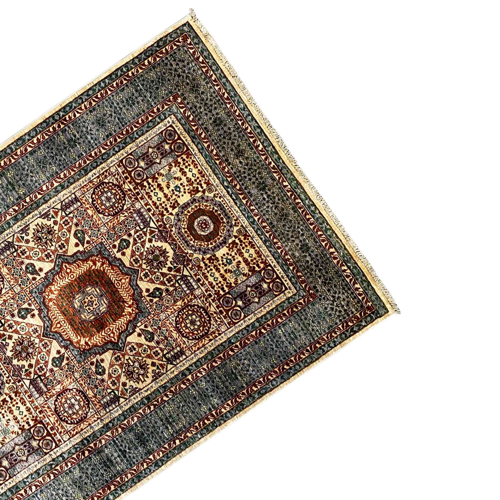 Handgeknüpfter Mamluk Teppich 180x127 cm - German Carpet Shop