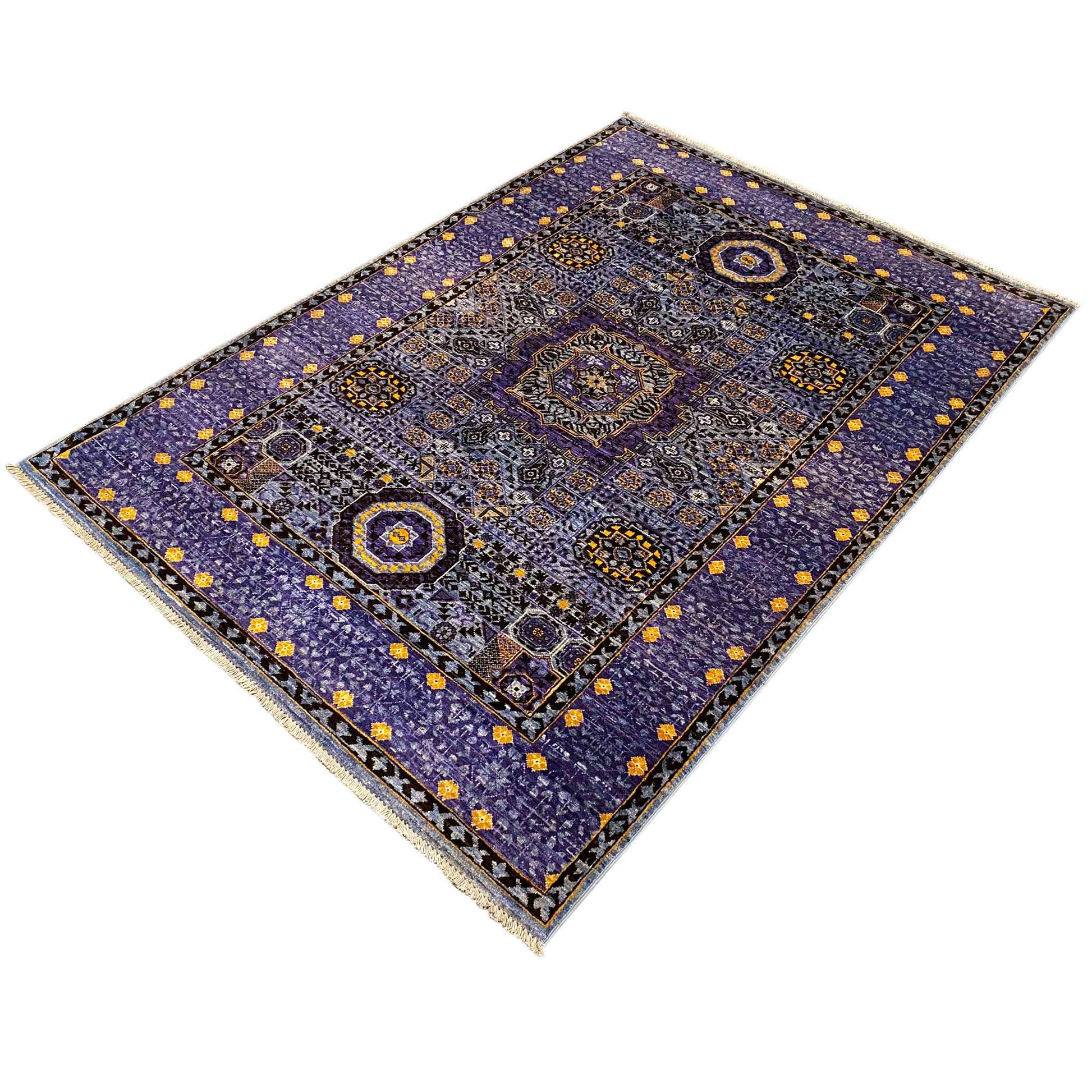 Handgeknüpfter Mamluk Teppich 185x135 cm - German Carpet Shop