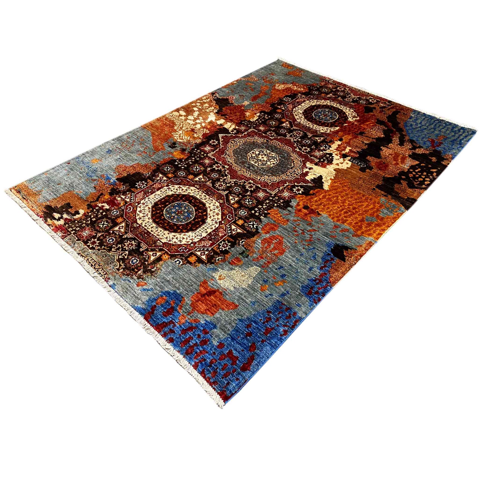 Handgeknüpfter Mamluk Teppich 240x173 cm - German Carpet Shop