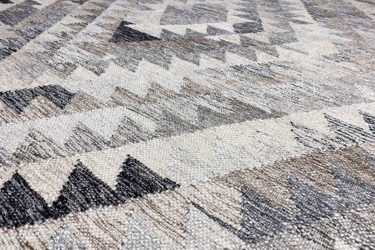 Moderne Kelim - Dhurrie - (237x155 cm) - German Carpet Shop