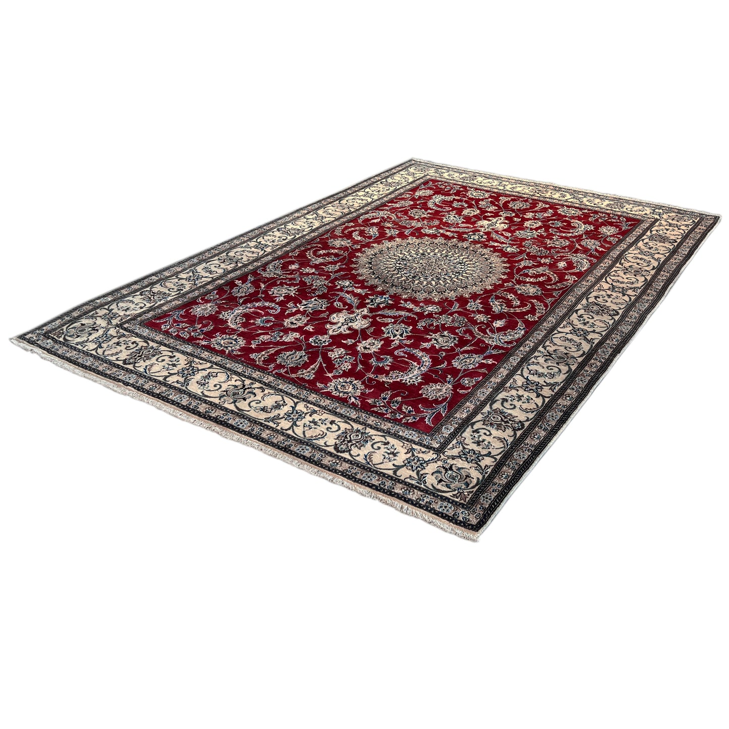 Nain Teppich Wolle 307x203 cm - Premium Nain Teppiche from German Carpet Shop - Just €1090! Shop now at German Carpet Shop