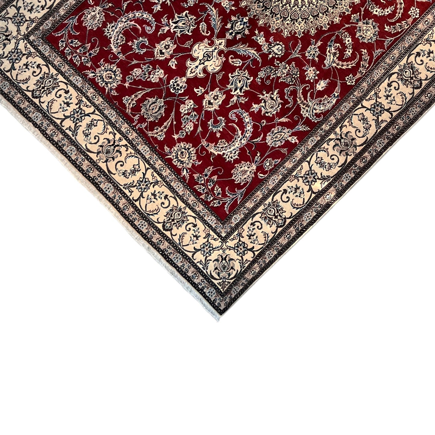 Nain Teppich Wolle 307x203 cm - Premium Nain Teppiche from German Carpet Shop - Just €1090! Shop now at German Carpet Shop
