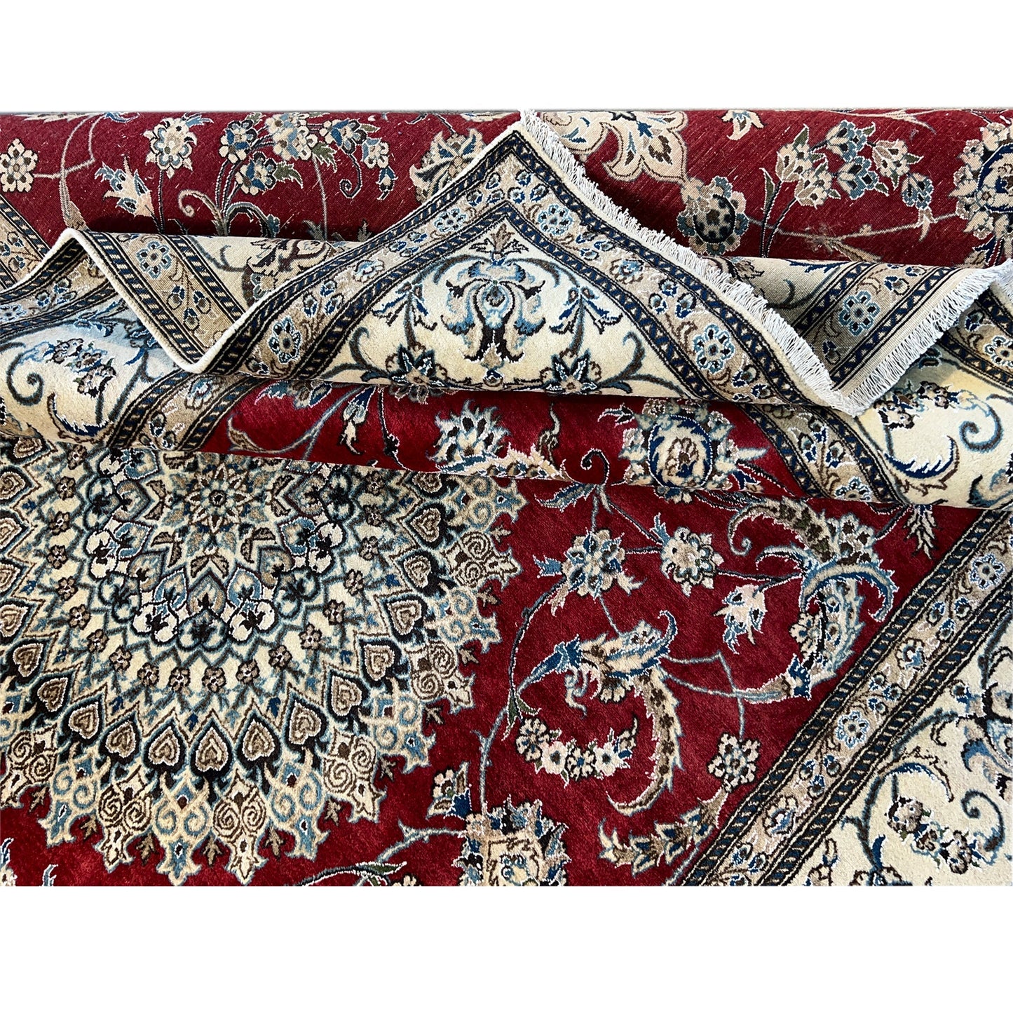 Nain Teppich Wolle 307x203 cm - Premium Nain Teppiche from German Carpet Shop - Just €1090! Shop now at German Carpet Shop