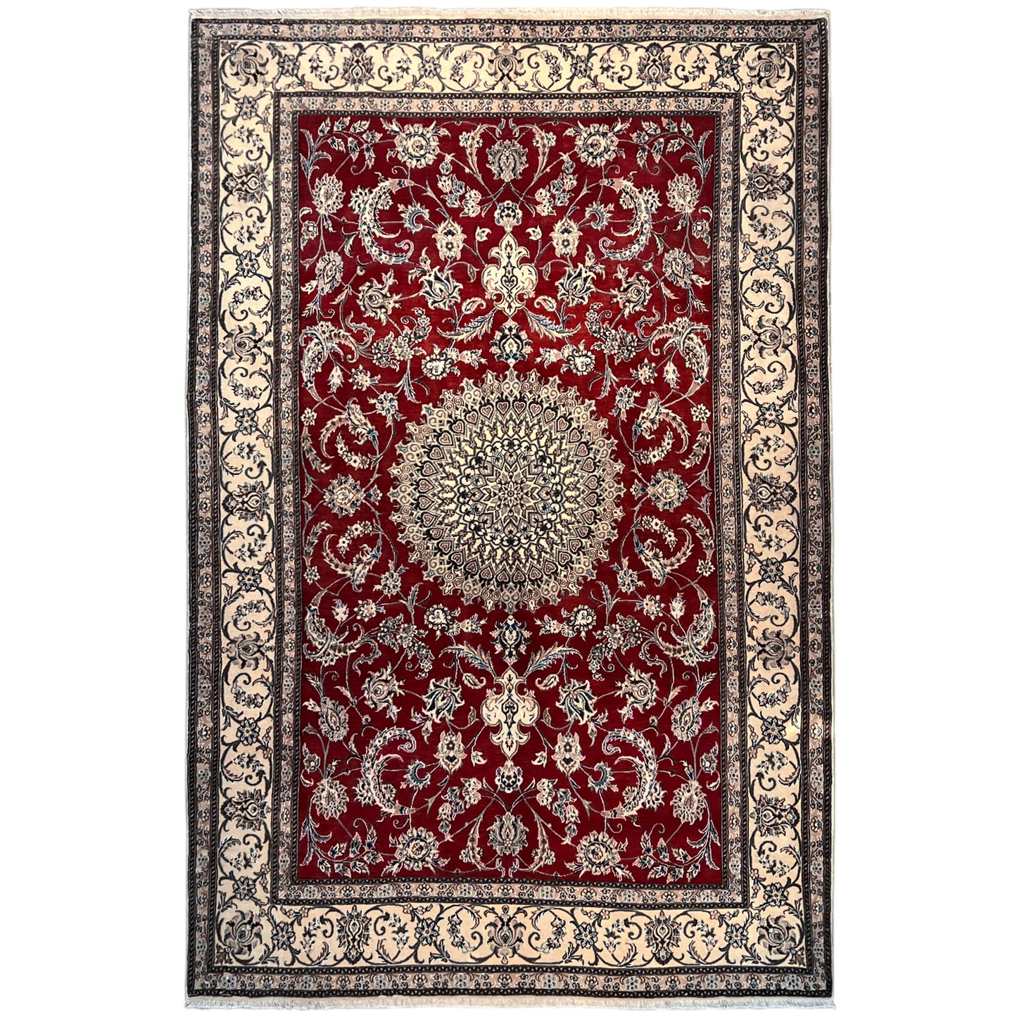 Nain Teppich Wolle 307x203 cm - Premium Nain Teppiche from German Carpet Shop - Just €1090! Shop now at German Carpet Shop