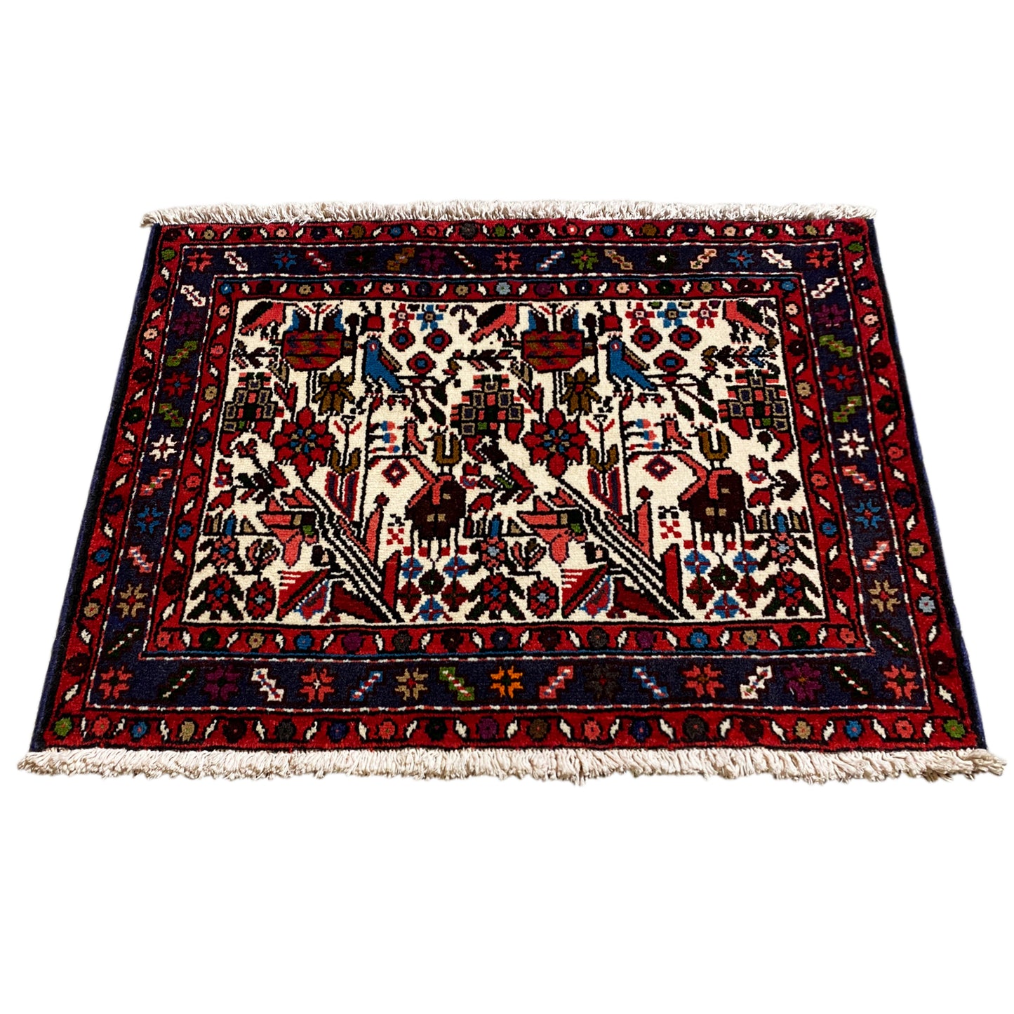 Hamedan Poshti tapijt - 62x88 cm