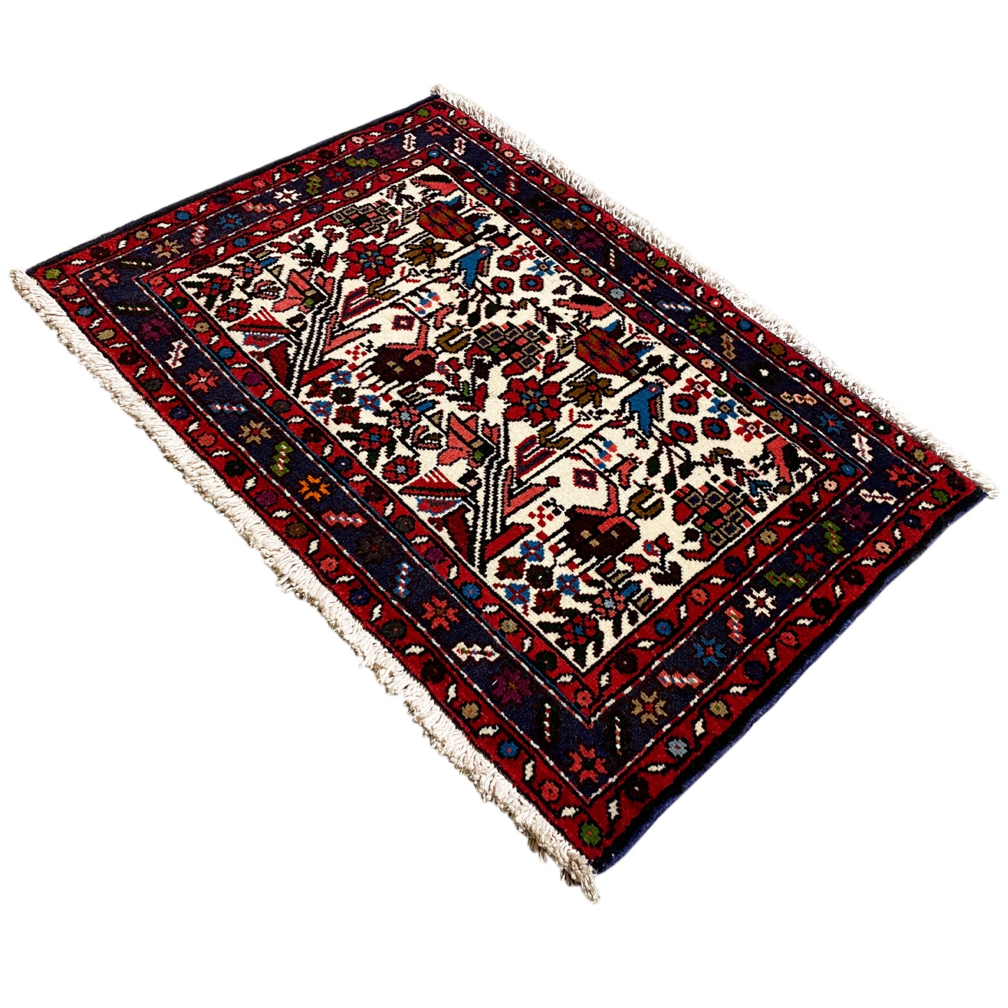 Hamedan Poshti tapijt - 62x88 cm