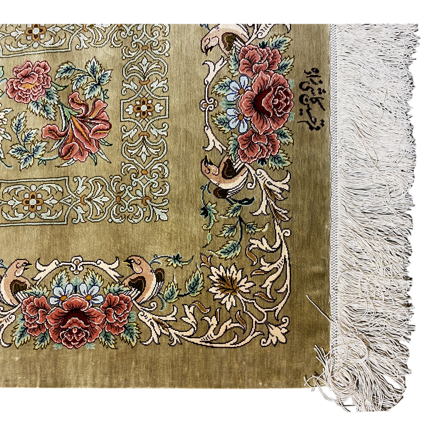 Ghom Zijde Vloerkleed - 904736 (195x53 cm)