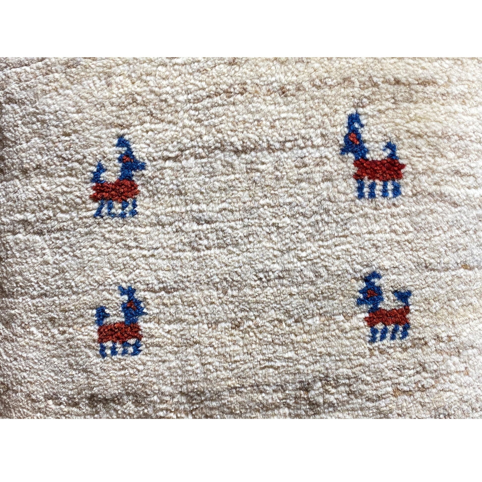 Handgeknüpftes Wollkissen – 40x40 cm - German Carpet Shop