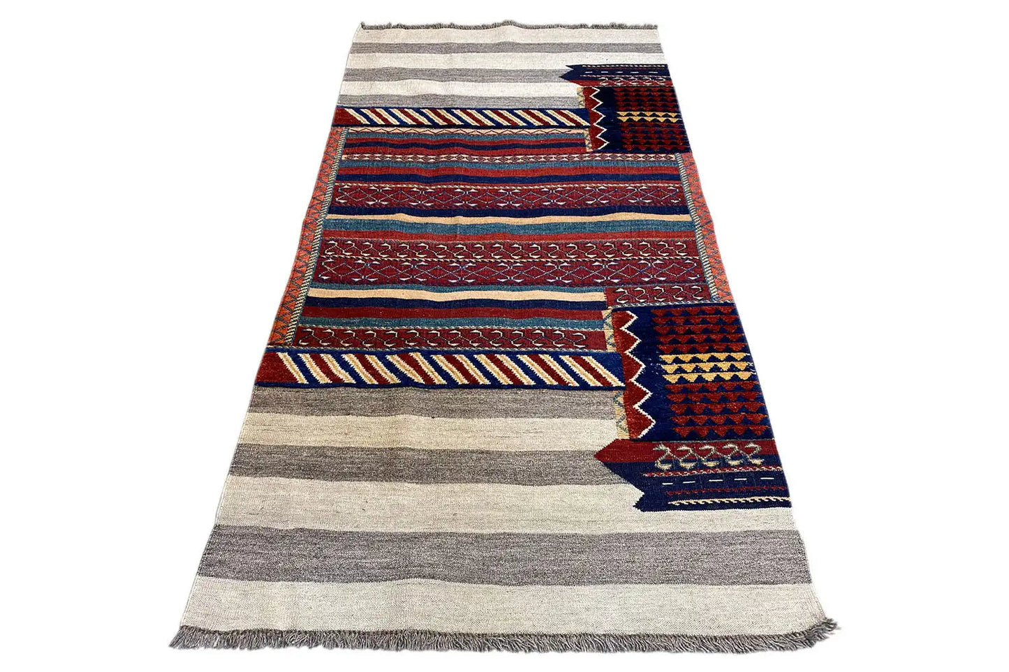 Kelim Bakhtiari - (195x102 cm) - Premium Teppich from German Carpet - Just €799! Shop now at German Carpet Shop
