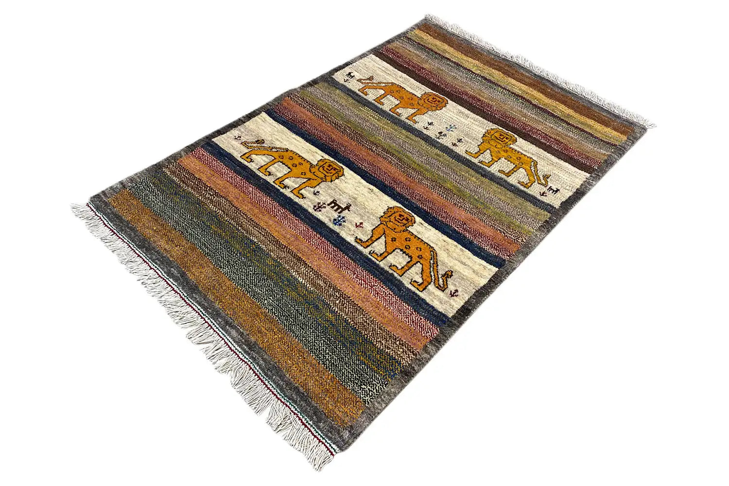 Löwen Gabbeh (120x78 cm) - German Carpet Shop