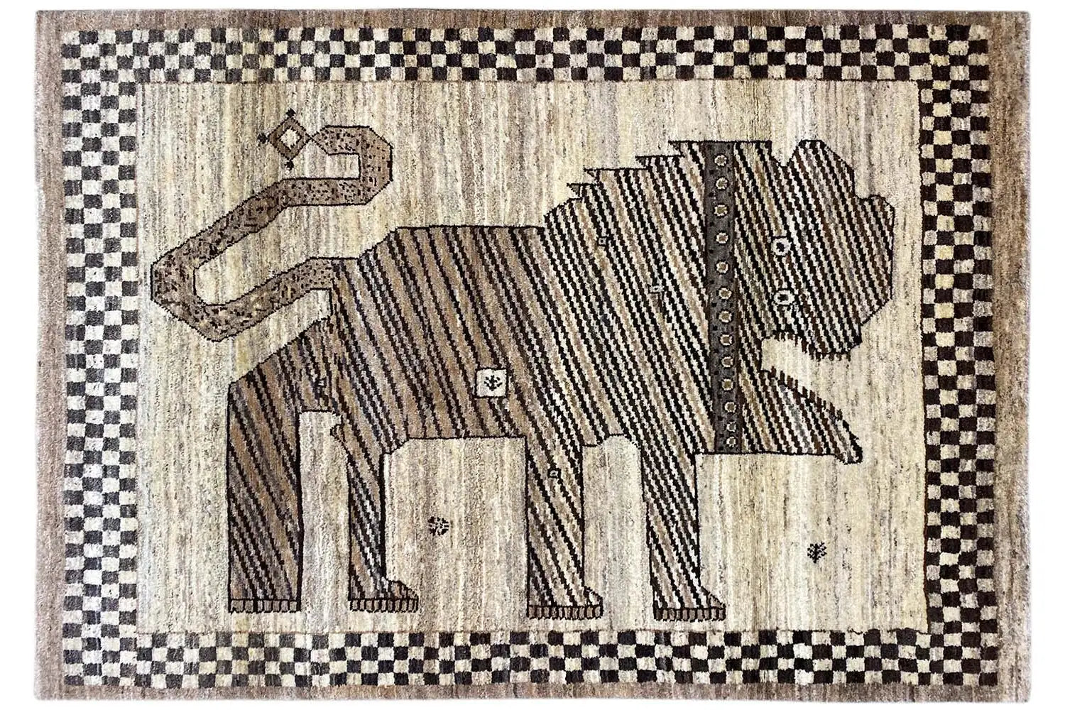 Löwen Gabbeh (179x122 cm) - German Carpet Shop