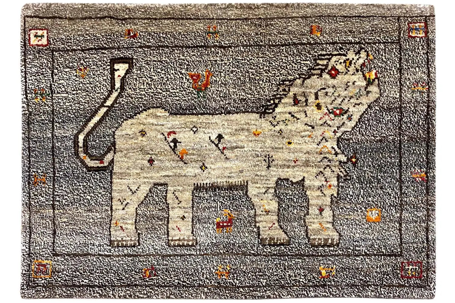Löwen Gabbeh (95x67 cm) - German Carpet Shop