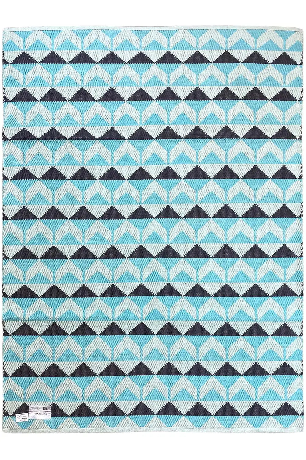 Moderner Kelim - Samak 05 Blue - German Carpet Shop