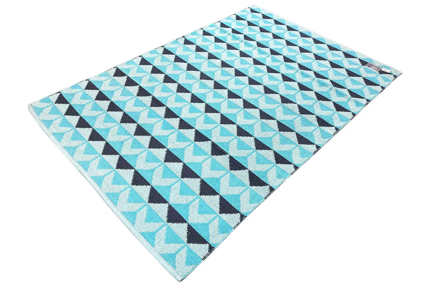 Moderner Kelim - Samak 05 Blue - German Carpet Shop