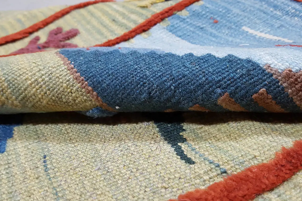 Kilim Qashqai  - 800604 (120x86 cm) - Premium Kelim from German Carpet Shop - Just €149! Shop now at German Carpet Shop