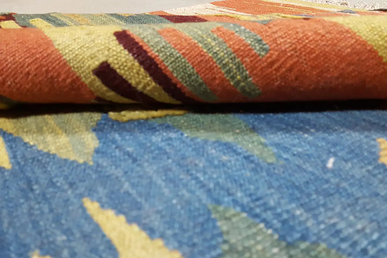 Kilim Qashqai - 804925 (137x104 cm) - Premium Kelim from German Carpet Shop - Just €209! Shop now at German Carpet Shop