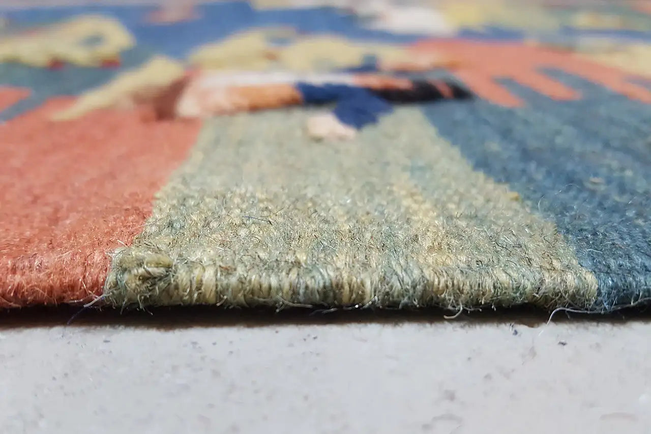 Kilim Qashqai - 804925 (137x104 cm) - Premium Kelim from German Carpet Shop - Just €209! Shop now at German Carpet Shop