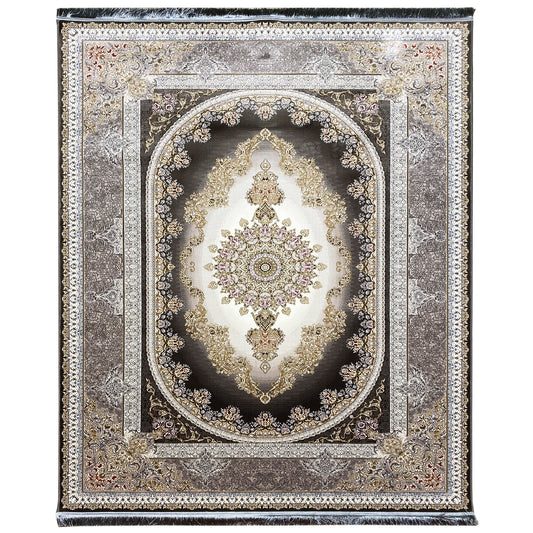 Rookgrijs tapijt 170x240cm