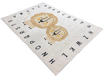 Kinderkleed „Leeuw“, beige, 140x200 cm