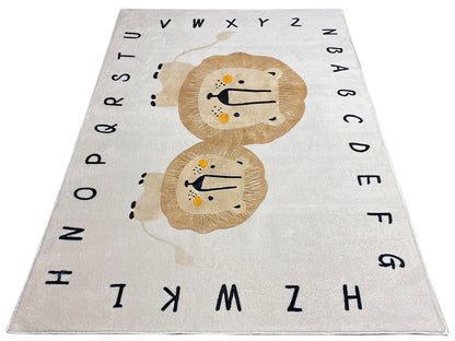Kinderkleed „Leeuw“, beige, 140x200 cm
