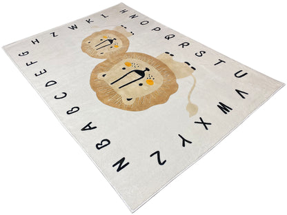 Kinderkleed „Leeuw“, beige, 140x200 cm