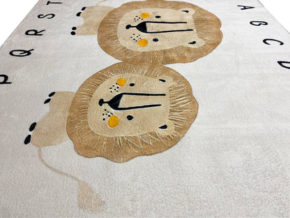 Kinderkleed „Leeuw“, beige, 140x200 cm