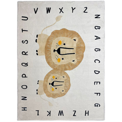 Kinderkleed „Leeuw“, beige, 140x200 cm