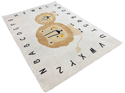 Kinderkleed „Leeuw“, beige, 160x230 cm