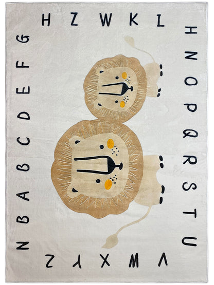 Kinderkleed „Leeuw“, beige, 160x230 cm