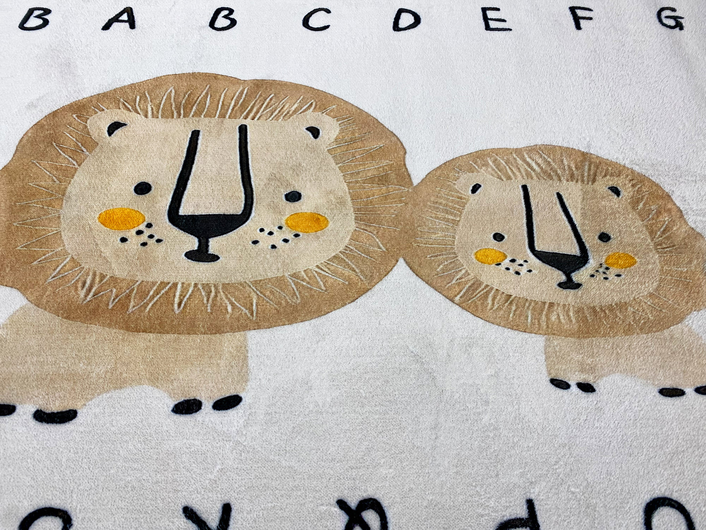 Kinderkleed „Leeuw“, beige, 90x160 cm