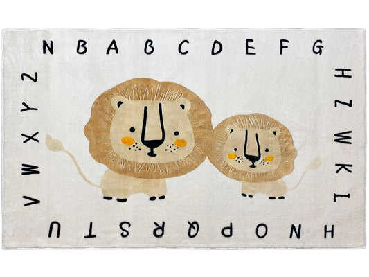 Kinderkleed „Leeuw“, beige, 90x160 cm