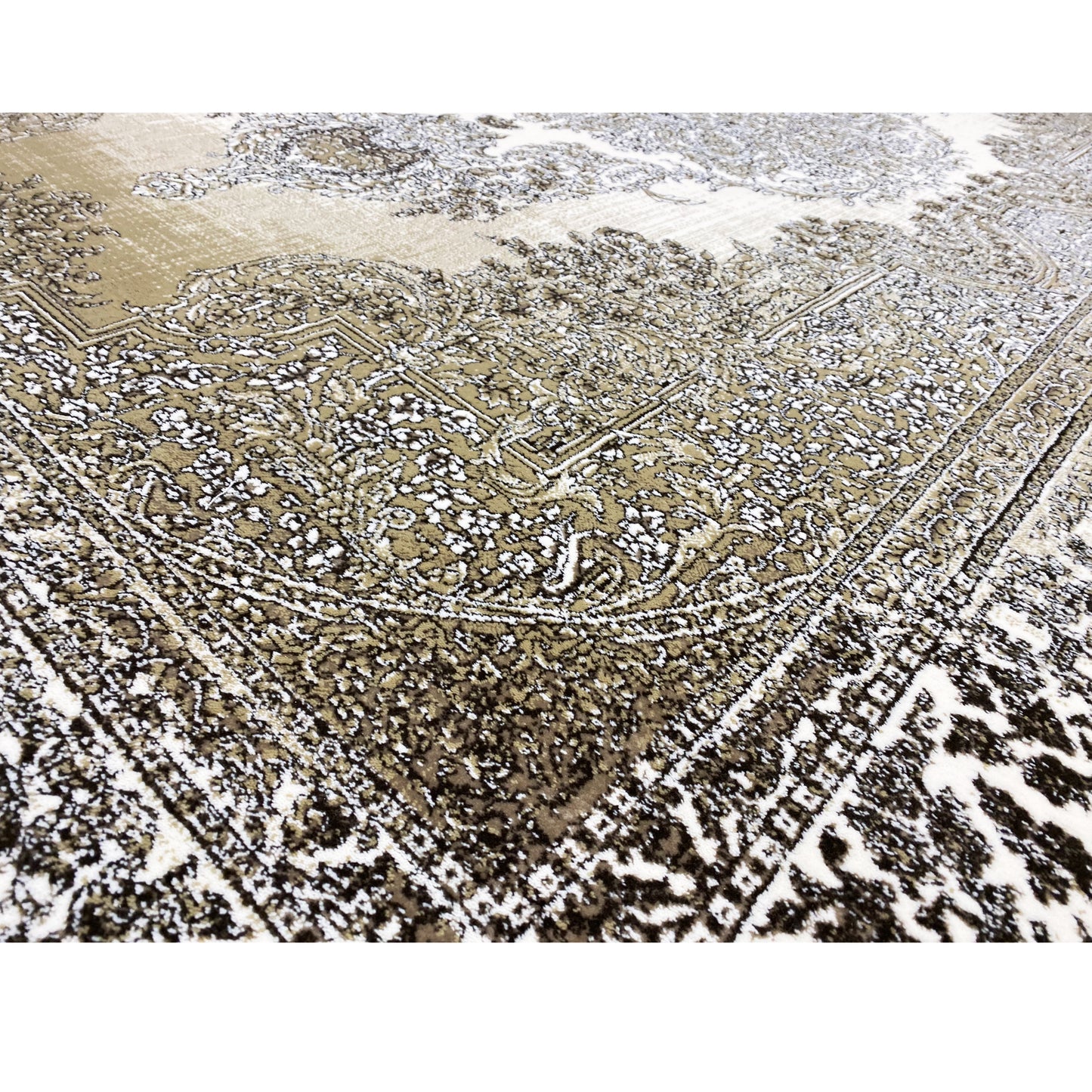 Creme-Silber Teppich 170x240cm