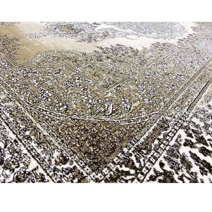Creme-Silber Teppich 170x240cm