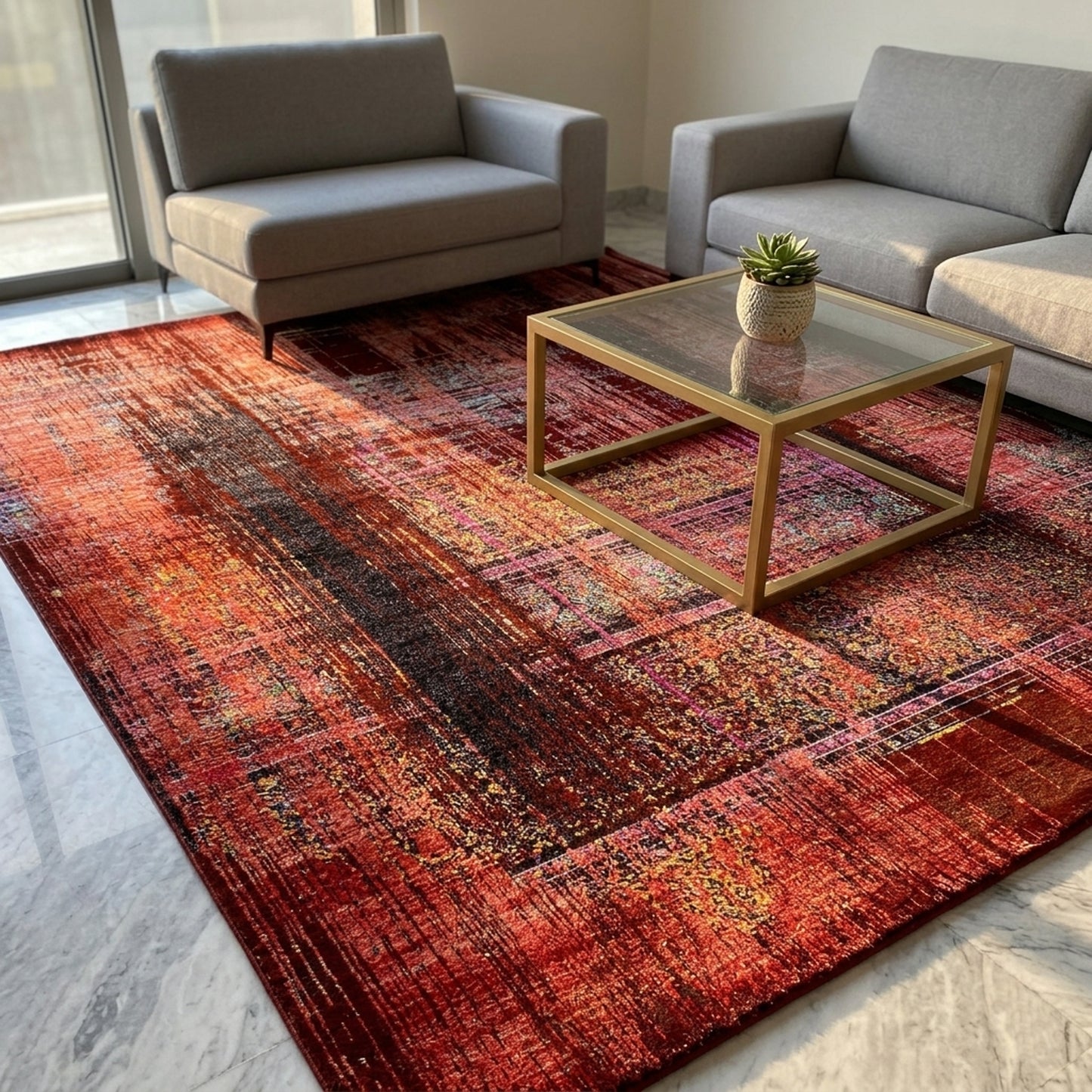 Designer tapijt - 301x236cm