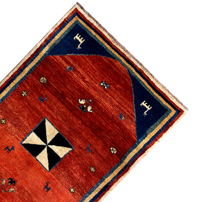 Gabbeh tapijt 188x116 cm