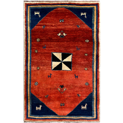 Gabbeh tapijt 188x116 cm