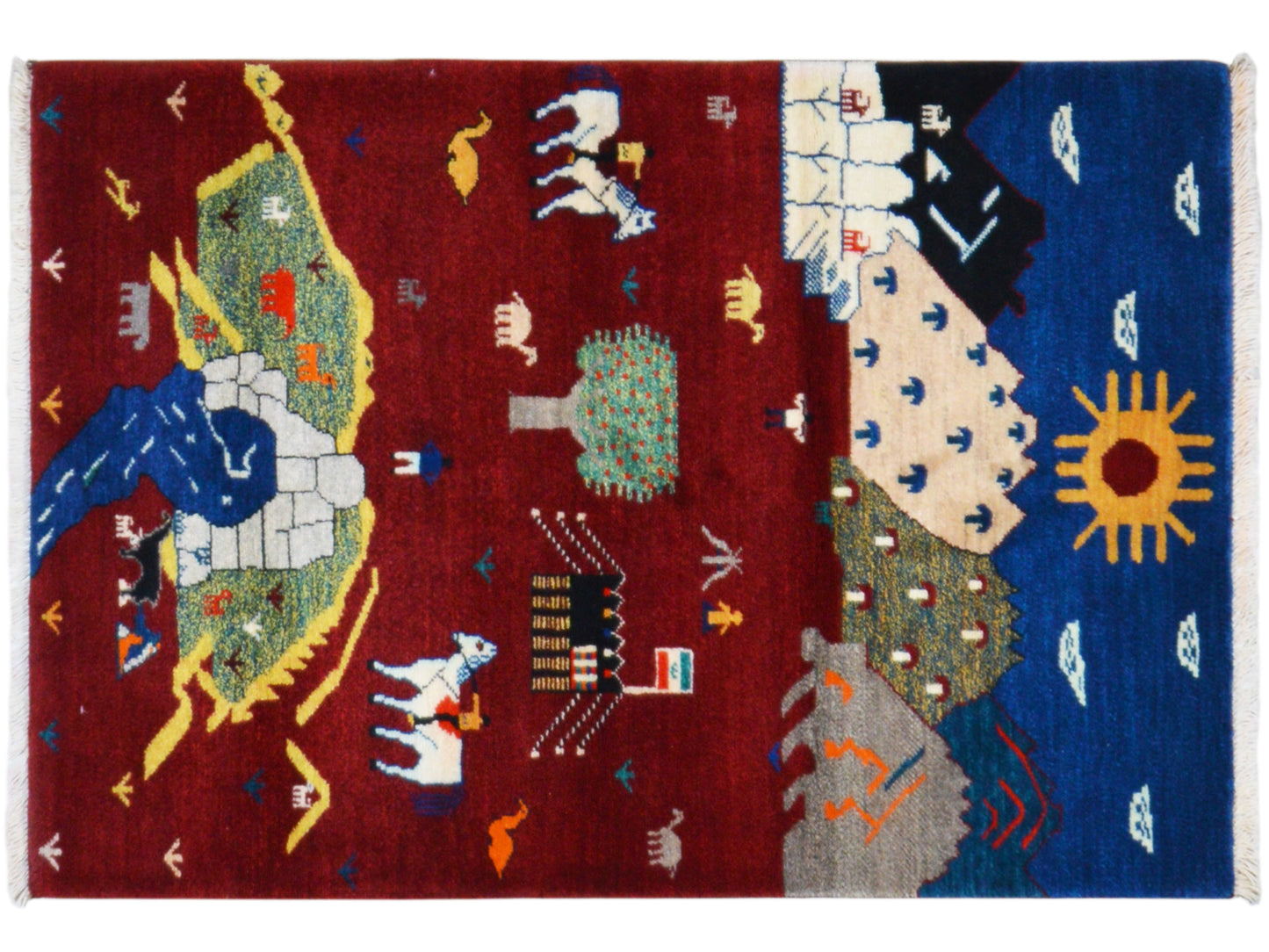 Gabbeh Luri Teppich - 145x100 cm
