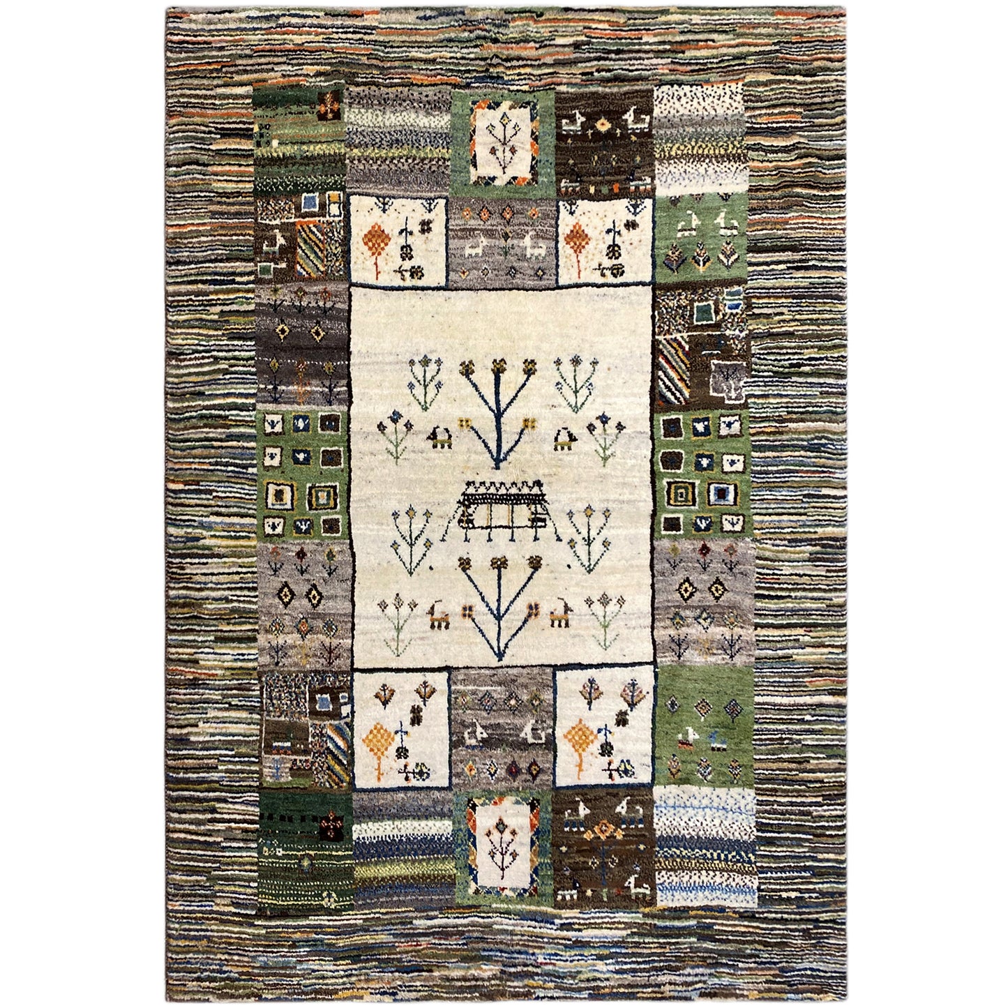 Gabbeh tapijt 210x153 cm