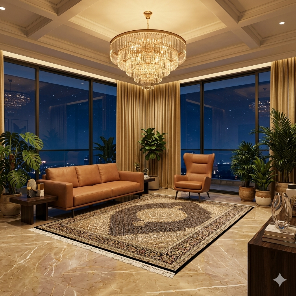 Indo Tabriz tapijt - 290x192cm