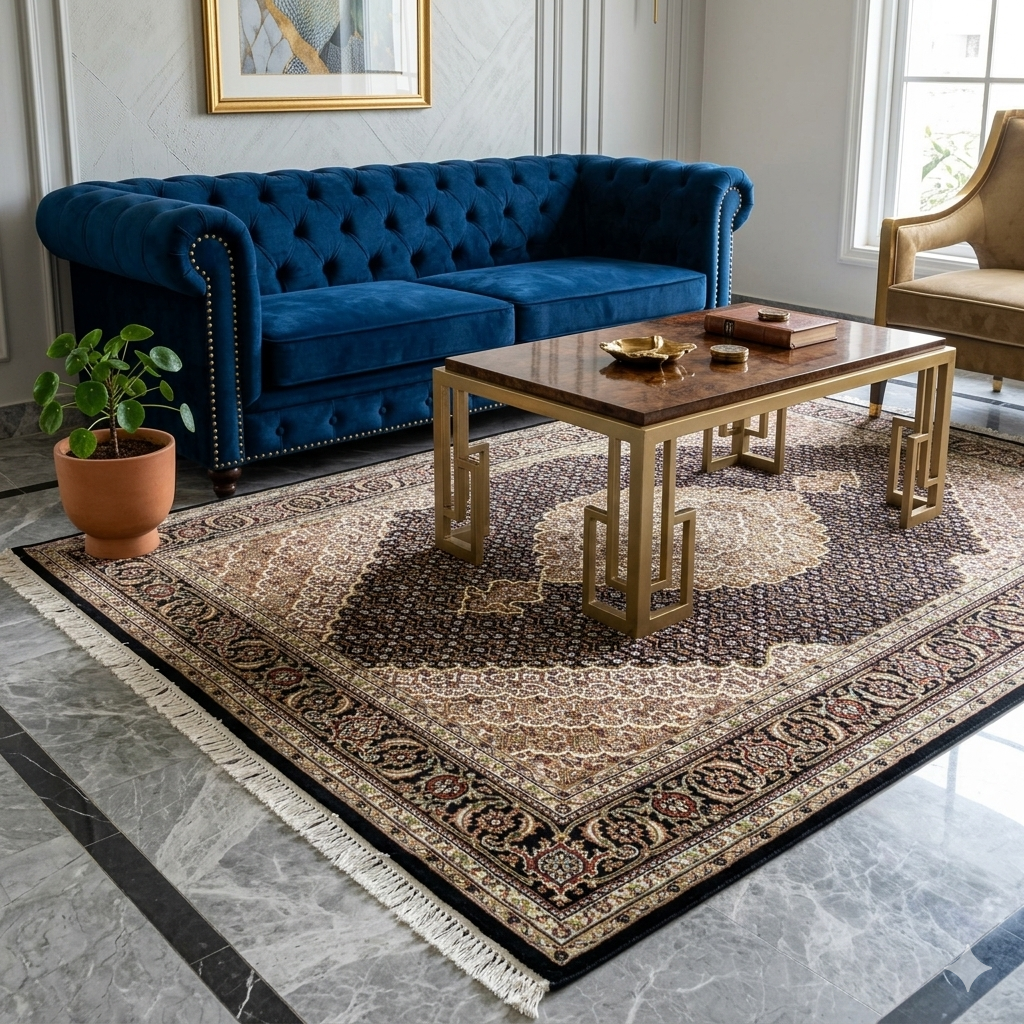 Indo Tabriz tapijt - 234x170cm