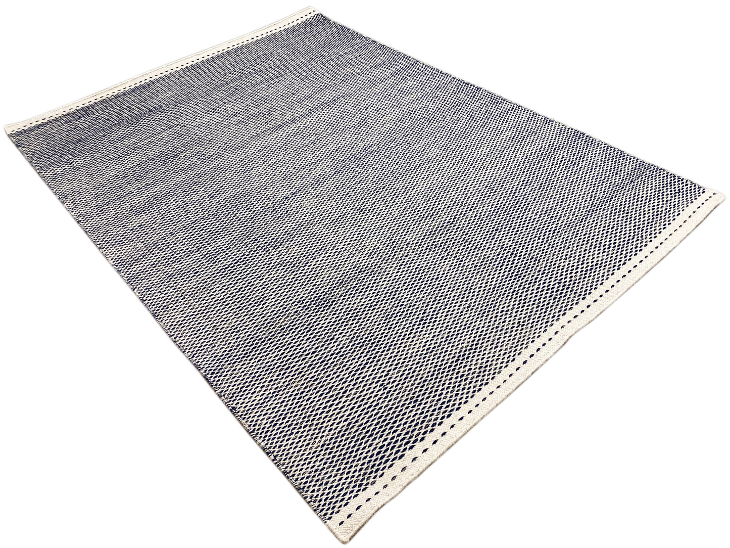 Marineblauw Kelim Vloerkleed - 160x230 cm