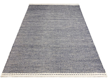 Marineblauw Kelim Vloerkleed - 160x230 cm